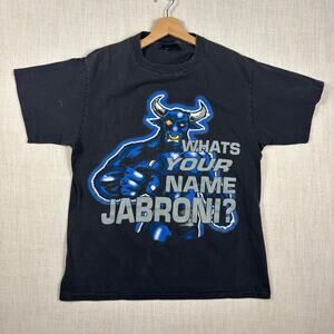 Vintage The Rock Brahama Bull WWE WWF Whats Your Name Jabroni Large Tee